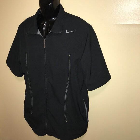 Men's Nike Fit Dry Kobe Bryant Full Zip Short Sleeve Shooting Jacket-Size M - Picture 11 of 14